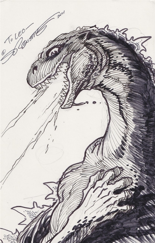 Steve Bissette - Godzilla Comic Art